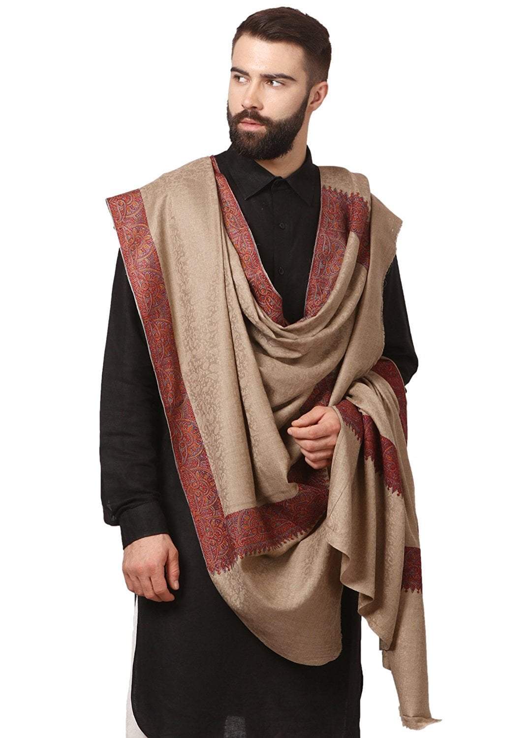 pure wool kashmiri shawl