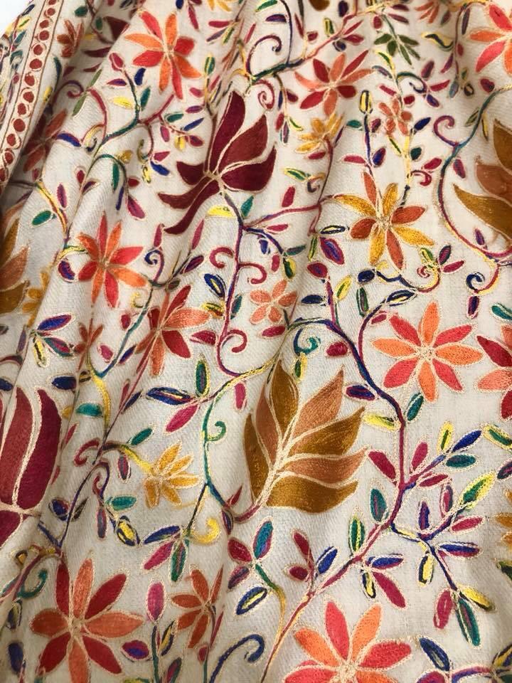 Pashtush Womens Fine Soft Bamboo Stole, Shikaardar Print Design