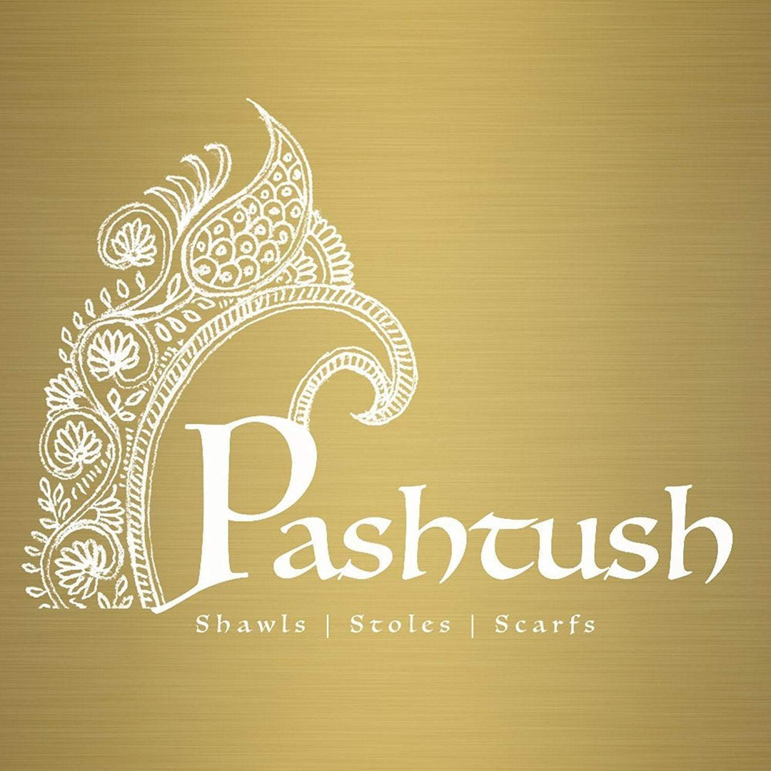 Pashtush India 70x200 Mens Pashmina Stole, Checkered Design, Extra-soft Cashmere Feel, Black