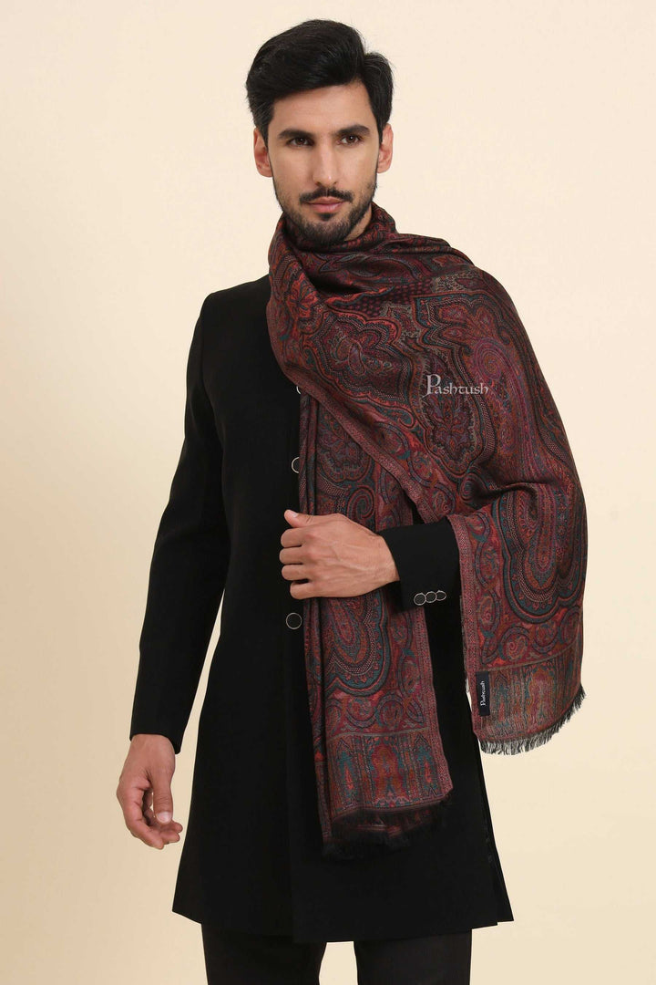 Pashtush India Gift Pack Pashtush Gift Set of Bamboo Scarf with Phool Oudh Incense Sticks, Premium Gift Box Packaging