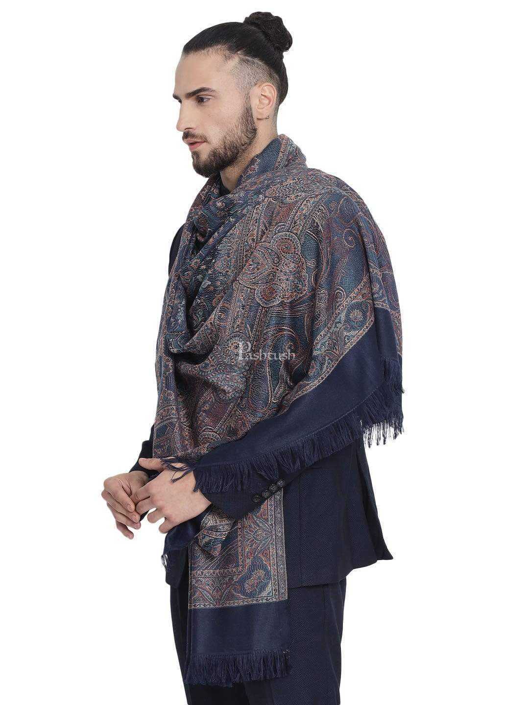 Pashtush India Gift Pack Pashtush Gift Set of Jamawar Shawl with Phool Oudh Incense Sticks, Premium Gift Box Packaging