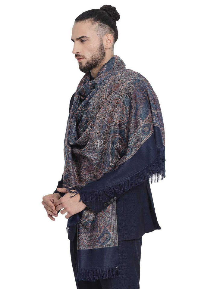 Pashtush India Gift Pack Pashtush Gift Set of Jamawar Shawl with Phool Oudh Incense Sticks, Premium Gift Box Packaging
