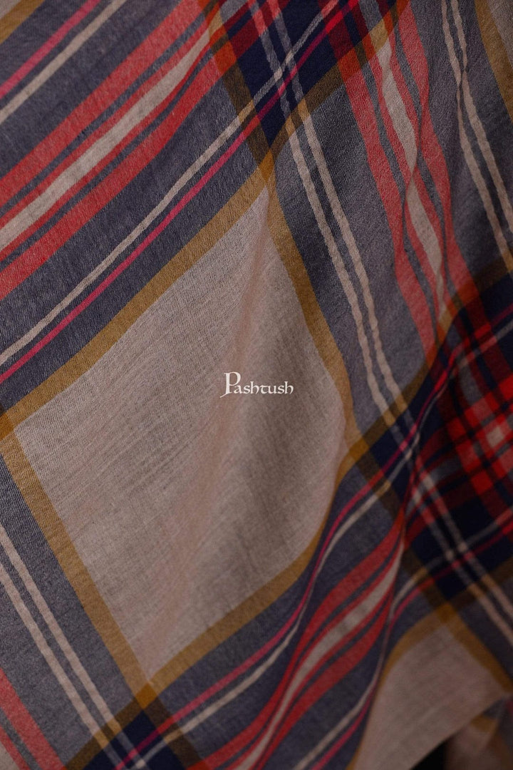 Pashtush India Gift Pack Pashtush His And Her Gift Set of Mens Bamboo Stole and Womens Cashmere Stole, Premium Gift Box Packaging, Multicolour