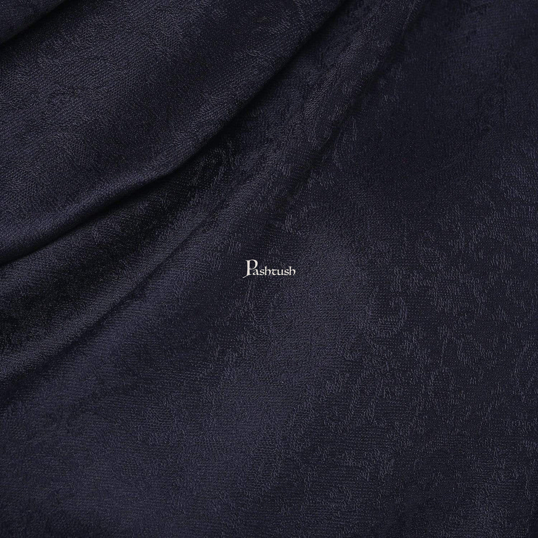 Pashtush India Gift Pack Pashtush His And Her Gift Set Of Self and Bamboo Printed Stoles With Premium Gift Box Packaging, Navy Blue and Multi color