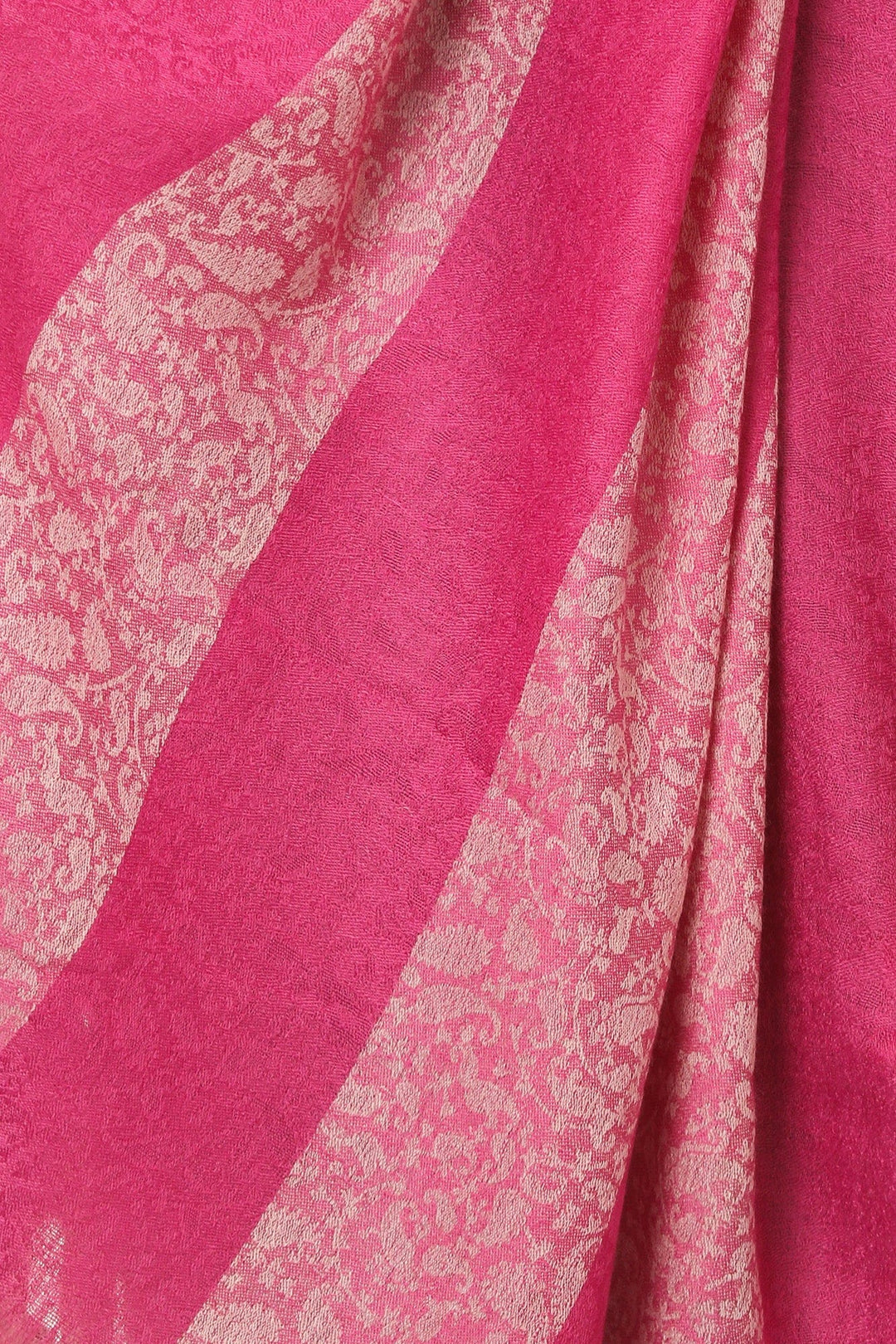 Pashtush India Gift Pack Pashtush His And Her Gift Set Of Striped Design Stoles With Premium Gift Box Packaging, Navy Blue and Pink