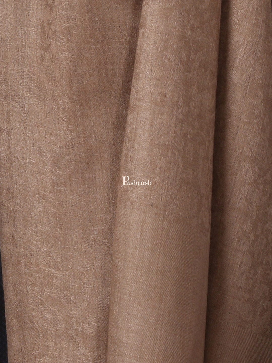 Pashtush India Gift Pack Pashtush His And Her Set Of Mens Fine Wool Muffler and Womens Extra Fine Wool Stole, Premium Gift Box Packaging, Taupe and Beige