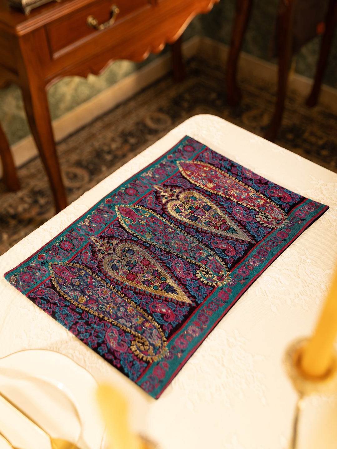 Pashtush India Gift Pack Pashtush Luxury Table Mats, Twilight Collection, Multicolour