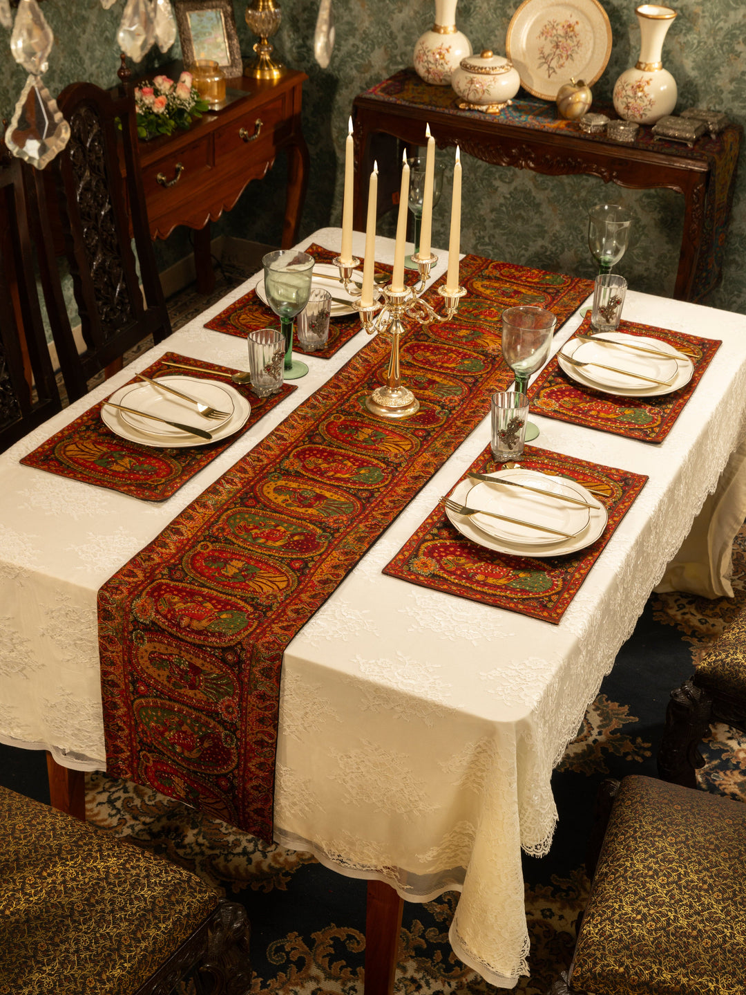 Pashtush India Gift Pack Pashtush Luxury Table Mats, Twilight Collection, Multicolour