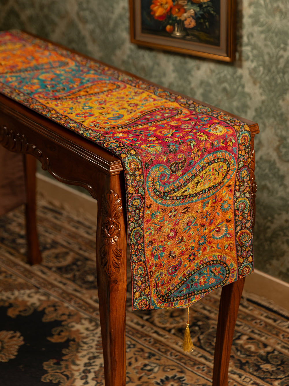 Pashtush India Gift Pack Pashtush Luxury Table Runner, Twilight Collection, Multicolour