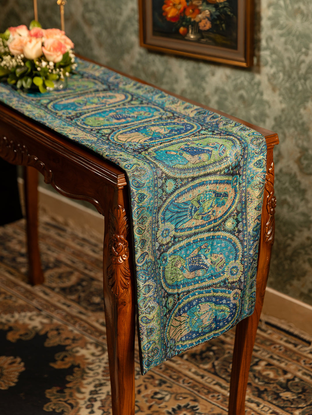 Pashtush India Gift Pack Pashtush Luxury Table Runner, Twilight Collection, Multicolour