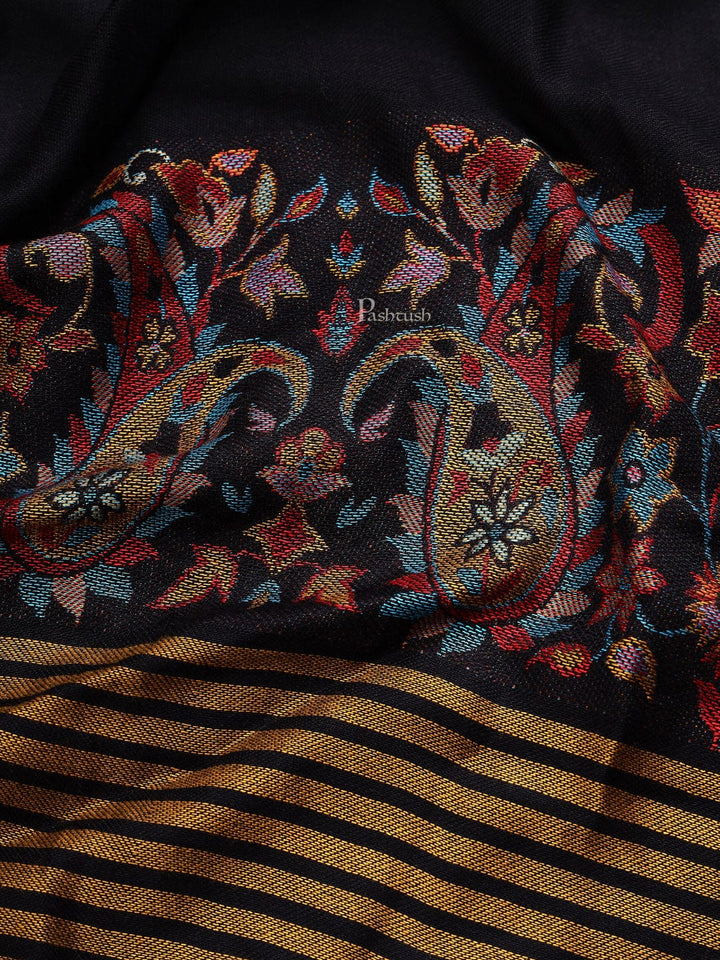 Pashtush India Mens Scarves Stoles and Mufflers Pashtush men Bamboo stole, Ethnic design, Multicolour