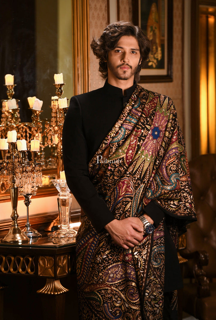 Pashtush India Mens Shawls Gents Shawl Pashtush Men&