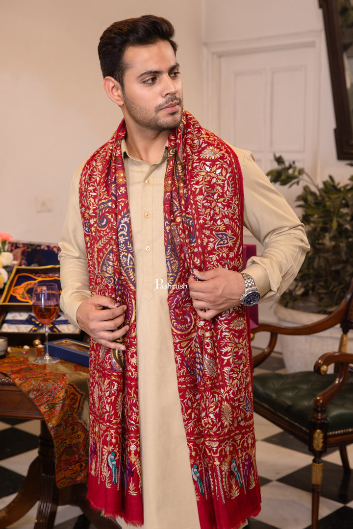 Pashtush India Mens Shawls Gents Shawl Pashtush Men&