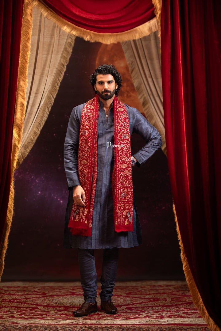 Pashtush India Mens Shawls Gents Shawl Pashtush Men&
