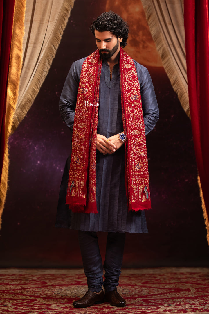 Pashtush India Mens Shawls Gents Shawl Pashtush Men&