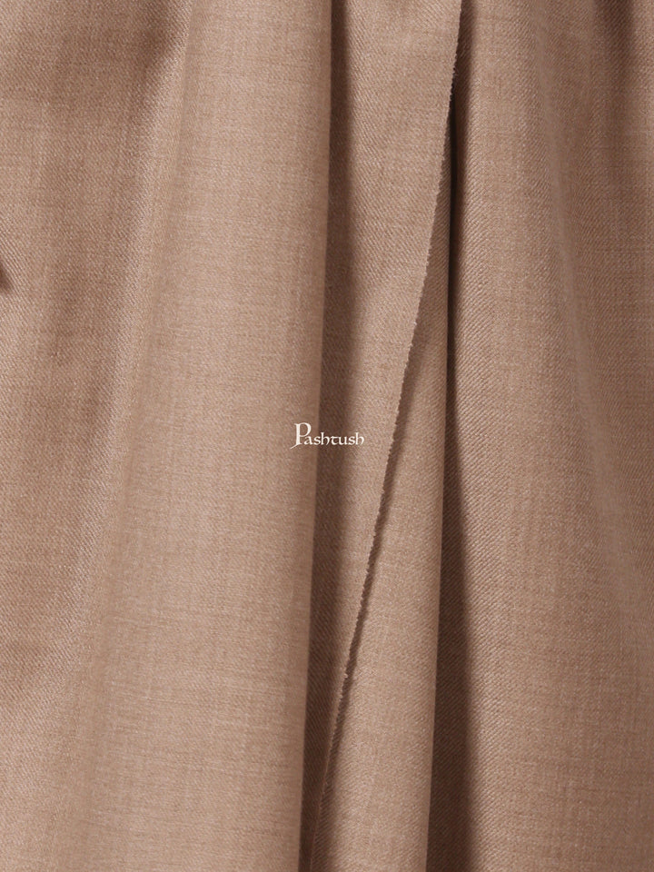 Pashtush India Mens Shawls Gents Shawl Pashtush Mens 1 Kg Shawl, Taupe