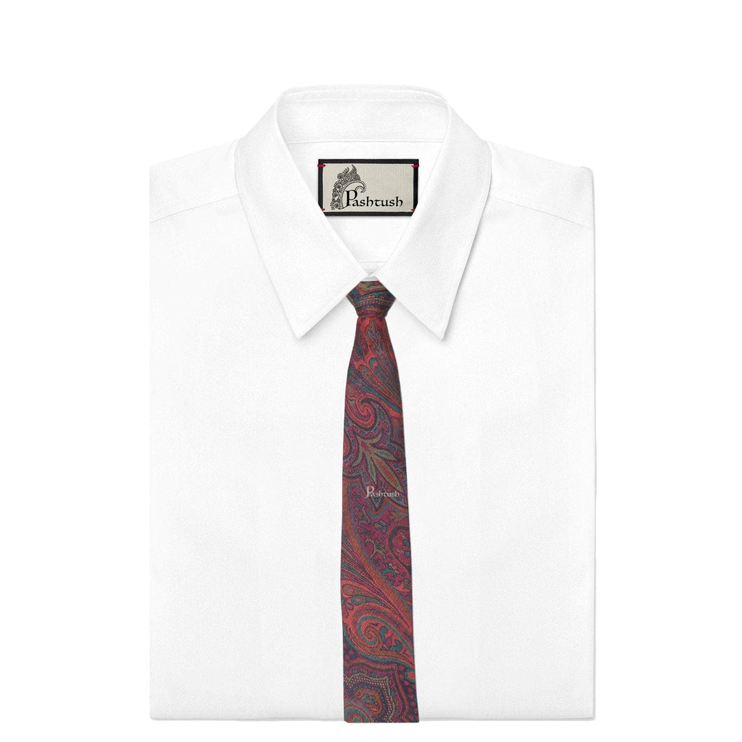 Pashtush India Mens Neckties Ties for Men Pashtush mens Bamboo tie, Jacquard design, Multicolour