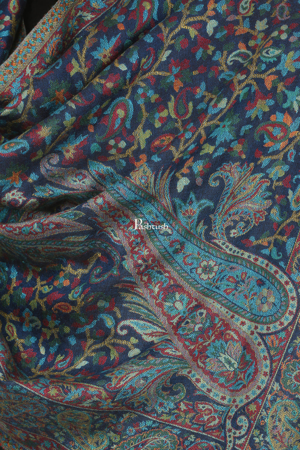 Pashtush India Mens Scarves Stoles and Mufflers Pashtush Mens Fine Soft Ethnic Stole