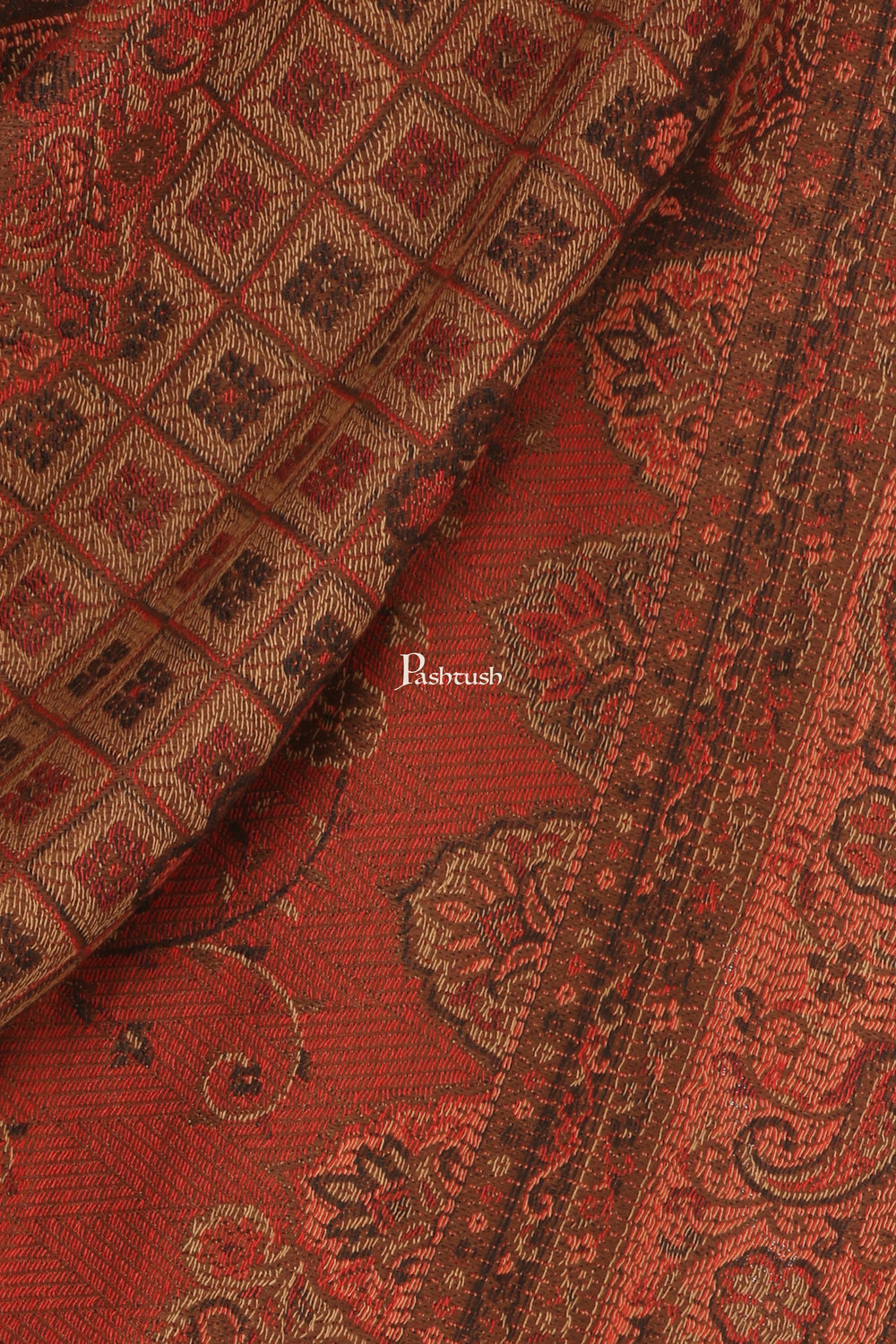 Pashtush India Mens Scarves Stoles and Mufflers Pashtush Mens Fine Soft Ethnic Stole Stole
