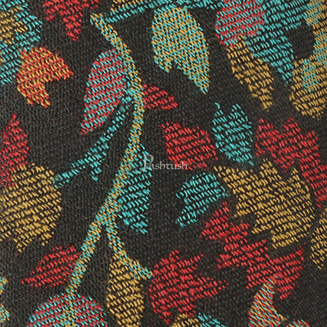 Pashtush India Mens Neckties Ties for Men Pashtush mens Fine Wool tie, Jacquard Woven design, Multicolour