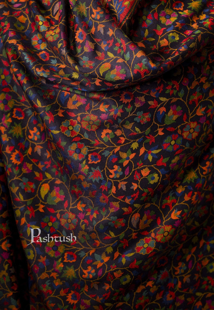 Pashtush India 100x200 Pashtush Mens Kaani Stole, Faux Pashmina, Soft and Warm, Multi coloured