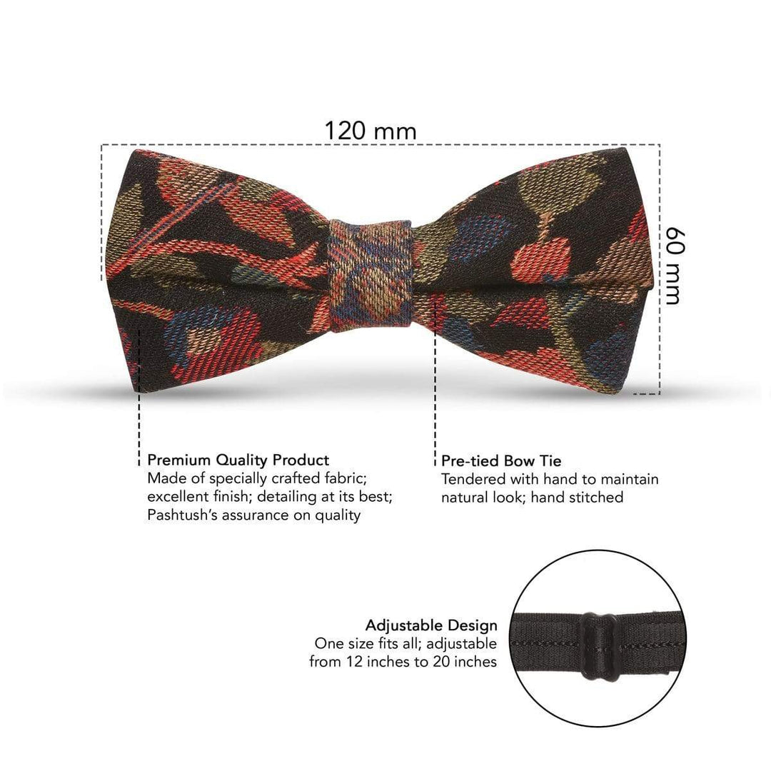Pashutsh Bow Pashtush Mens Luxury Pre-Tied Bow Tie