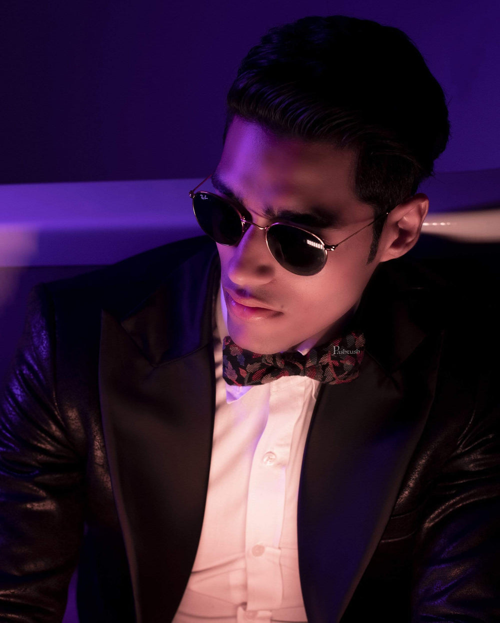 Pashtush India Bow Pashtush Mens Luxury Pre-Tied Bow Tie