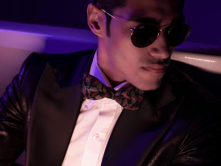 Pashtush India Bow Pashtush Mens Luxury Pre-Tied Bow Tie