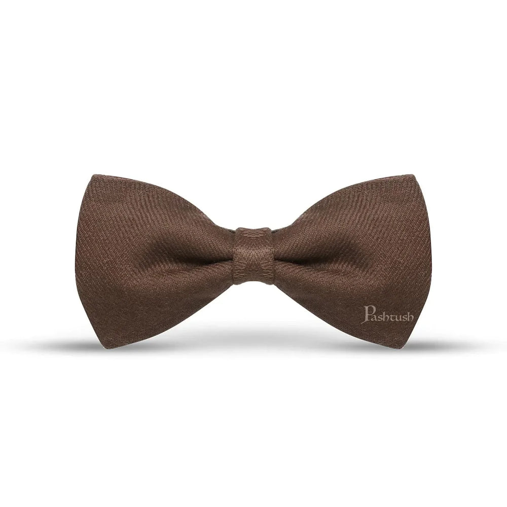 Pashtush India Bow Pashtush Mens Luxury Pre-Tied Bow Tie,Brown