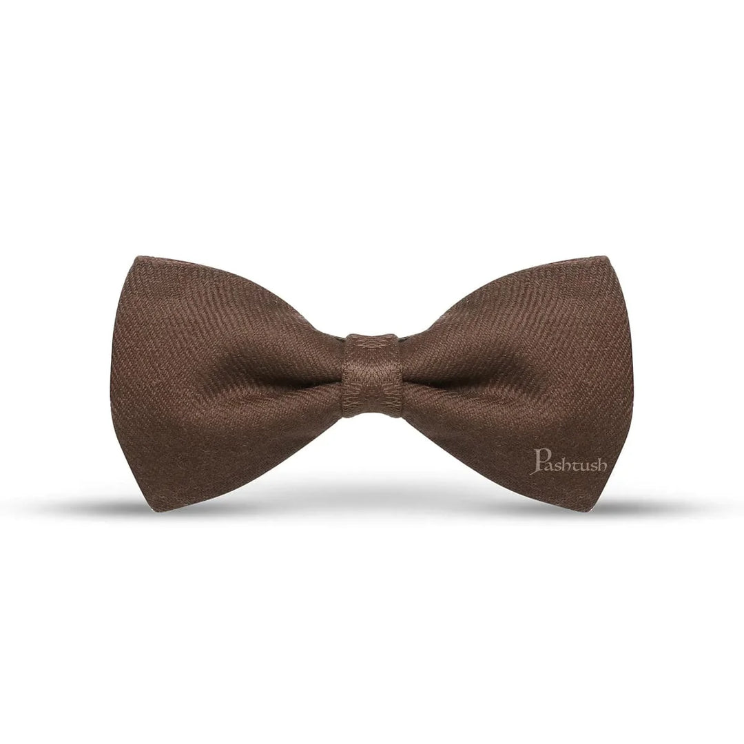 Pashtush India Bow Pashtush Mens Luxury Pre-Tied Bow Tie,Brown