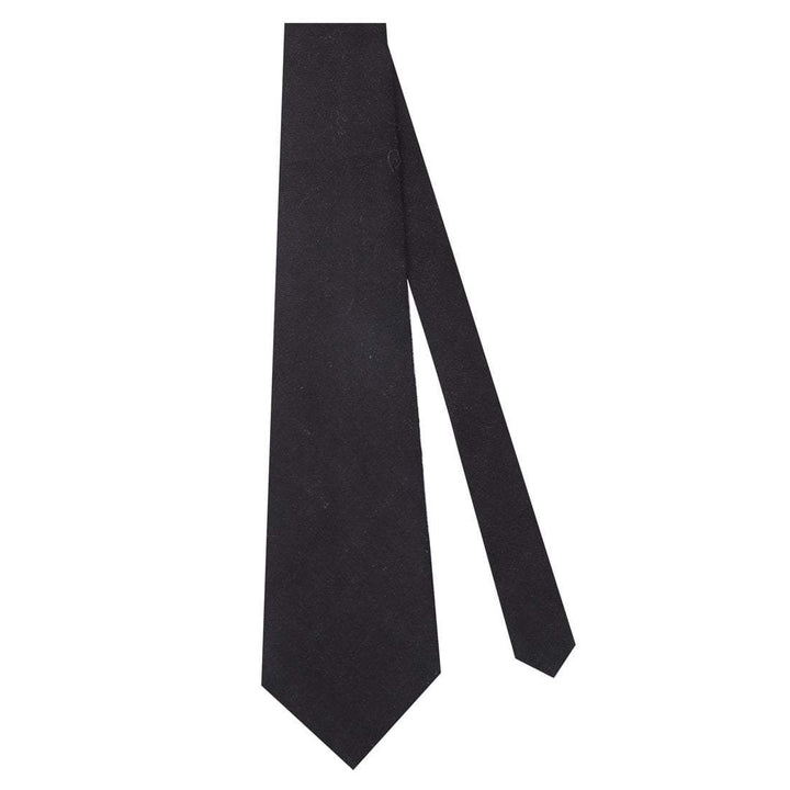 Pashtush Shawl Store Tie Pashtush Mens Pashmina Necktie, Checkered Design, Free Size, Cayman Black