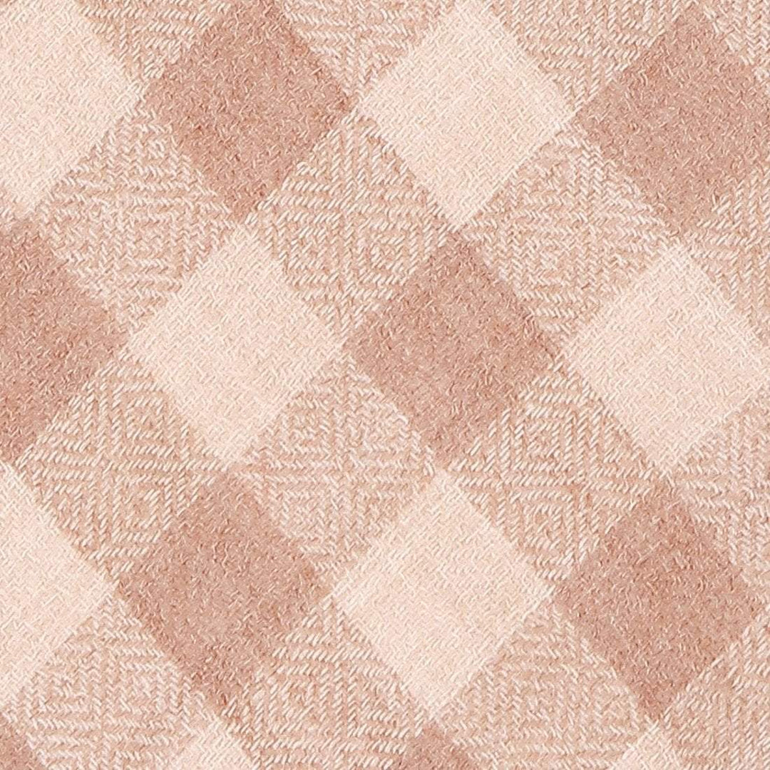 Pashtush Shawl Store Tie Pashtush Mens Pashmina Necktie, Soft and Luxurious, Checkered Design, Free Size, Cairo Beige