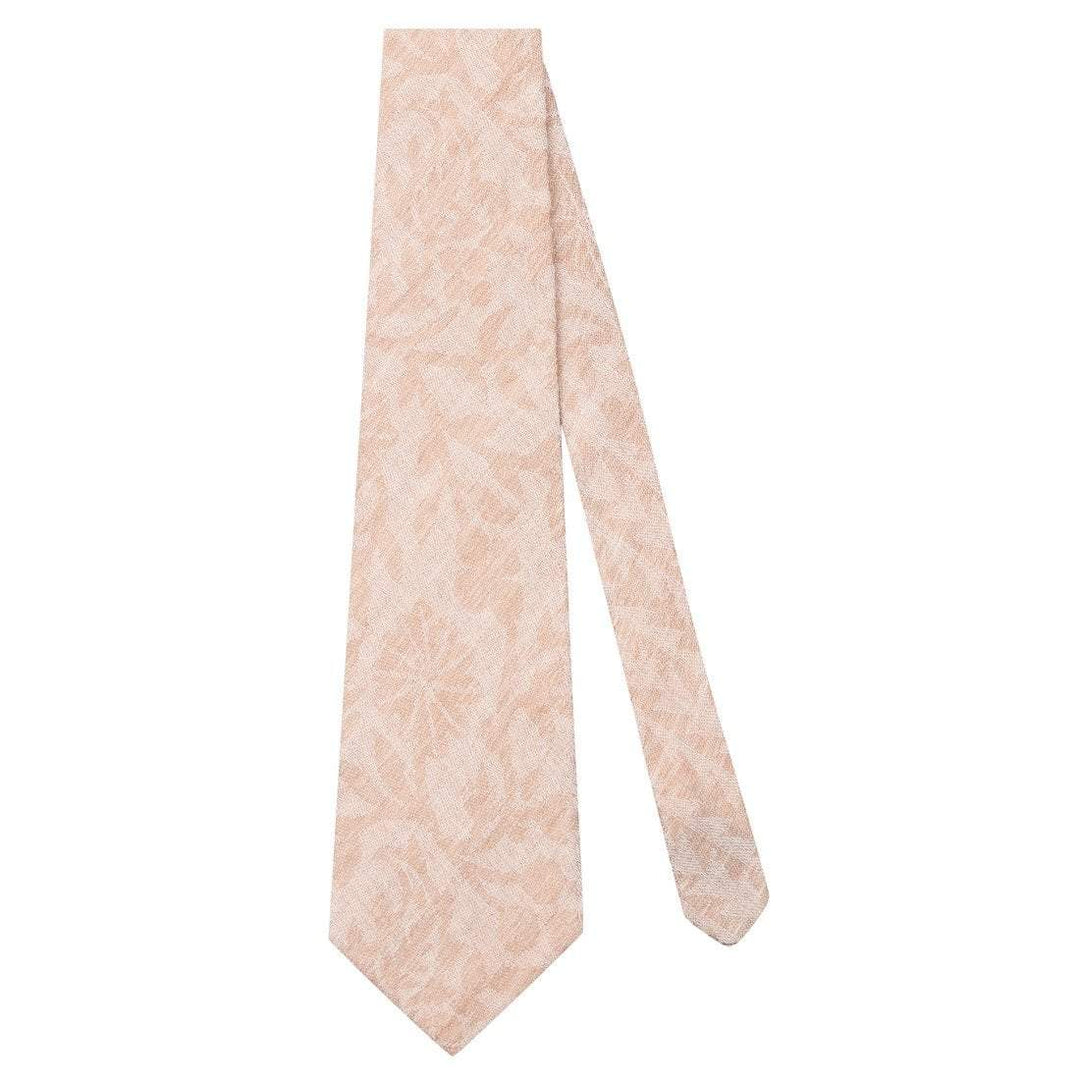 Pashtush Shawl Store Tie Pashtush Mens Pashmina Necktie, Soft and Luxurious, Extra Fine Jacquard Ties for Men, Free Size, Colombo Ivory