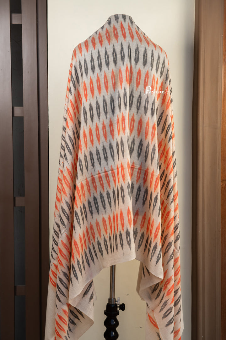 Pashtush India Mens Shawls Gents Shawl Pashtush Mens Pure Pashmina Shawl, Multicolour