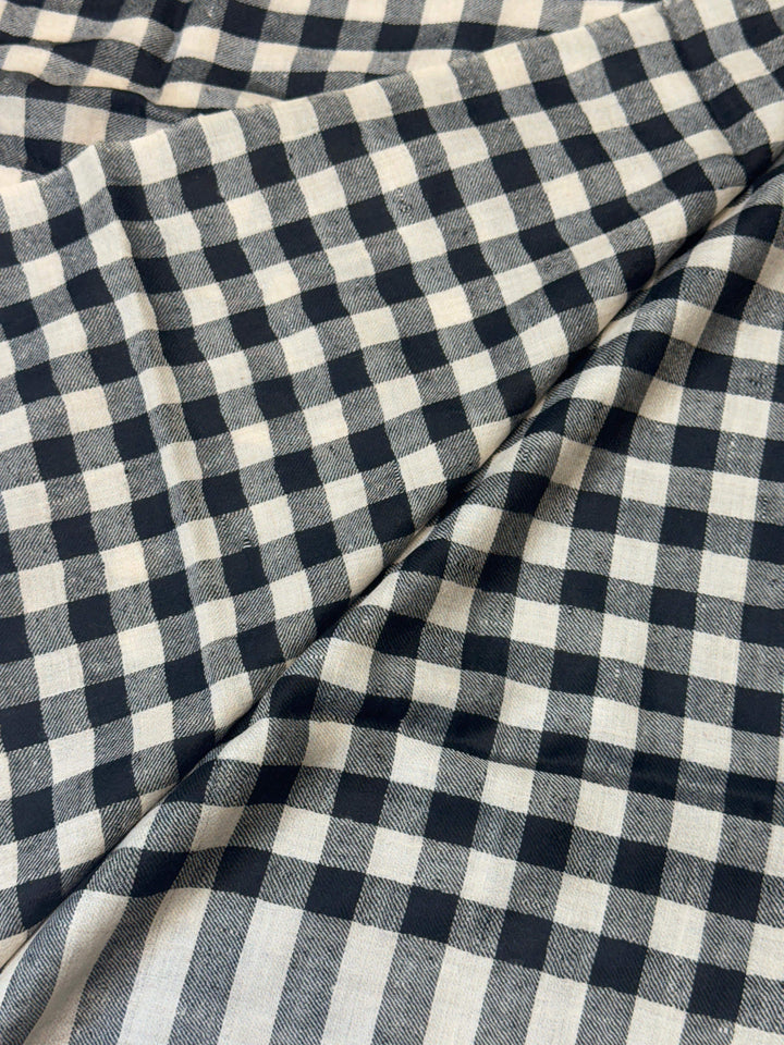 Pashtush India Mens Scarves Stoles and Mufflers Pashtush Mens Pure Pashmina Stole, Handwoven Checkered Design, Black and Beige