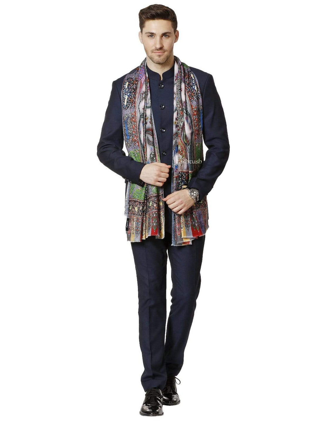 Pashtush India 0 Pashtush Mens Shawl