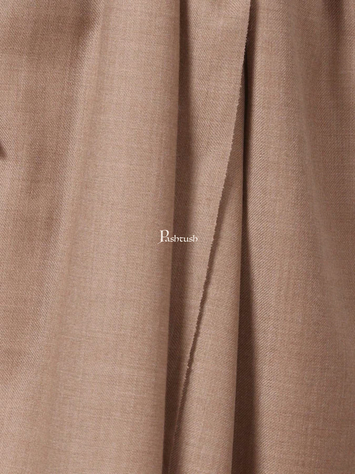 Pashtush India Mens Shawls Gents Shawl Pashtush Mens Thick Blended Wool Lohi, Mens Shawl With 50% Wool, Cedar