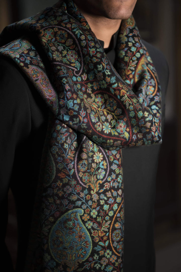 Pashtush India Gift Pack Pashtush Mens Woven Ethnic Stole, Extra Soft Bamboo Fibre