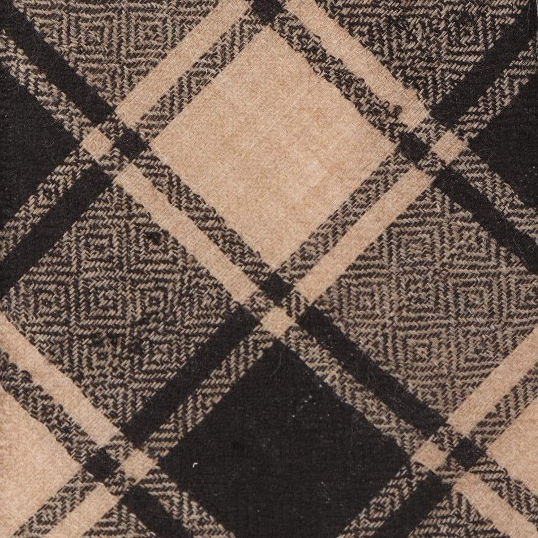 Pashtush Mens Woven Jacquard Necktie, Tie For Men, Classic Colours, Free Size, Black