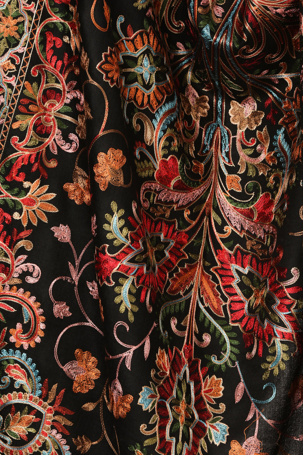 Pashtush Womens Fine Soft Bamboo Stole, Shikaardar Print Design