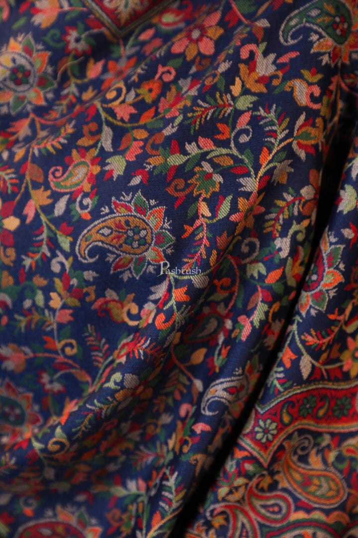 Pashtush India Womens Shawls Pashtush women faux pashmina shawl, ethnic weave design, multi color