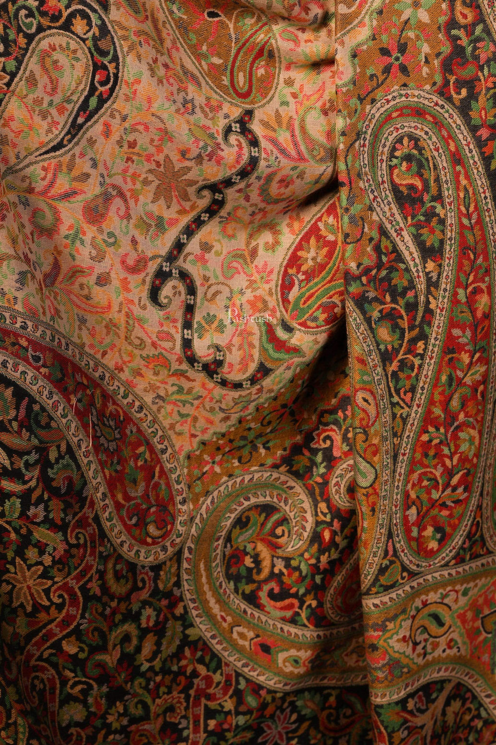 Pashtush India 100x200 Pashtush Women Kaani Weave Shawl, Rich Garden, Multi-coloured