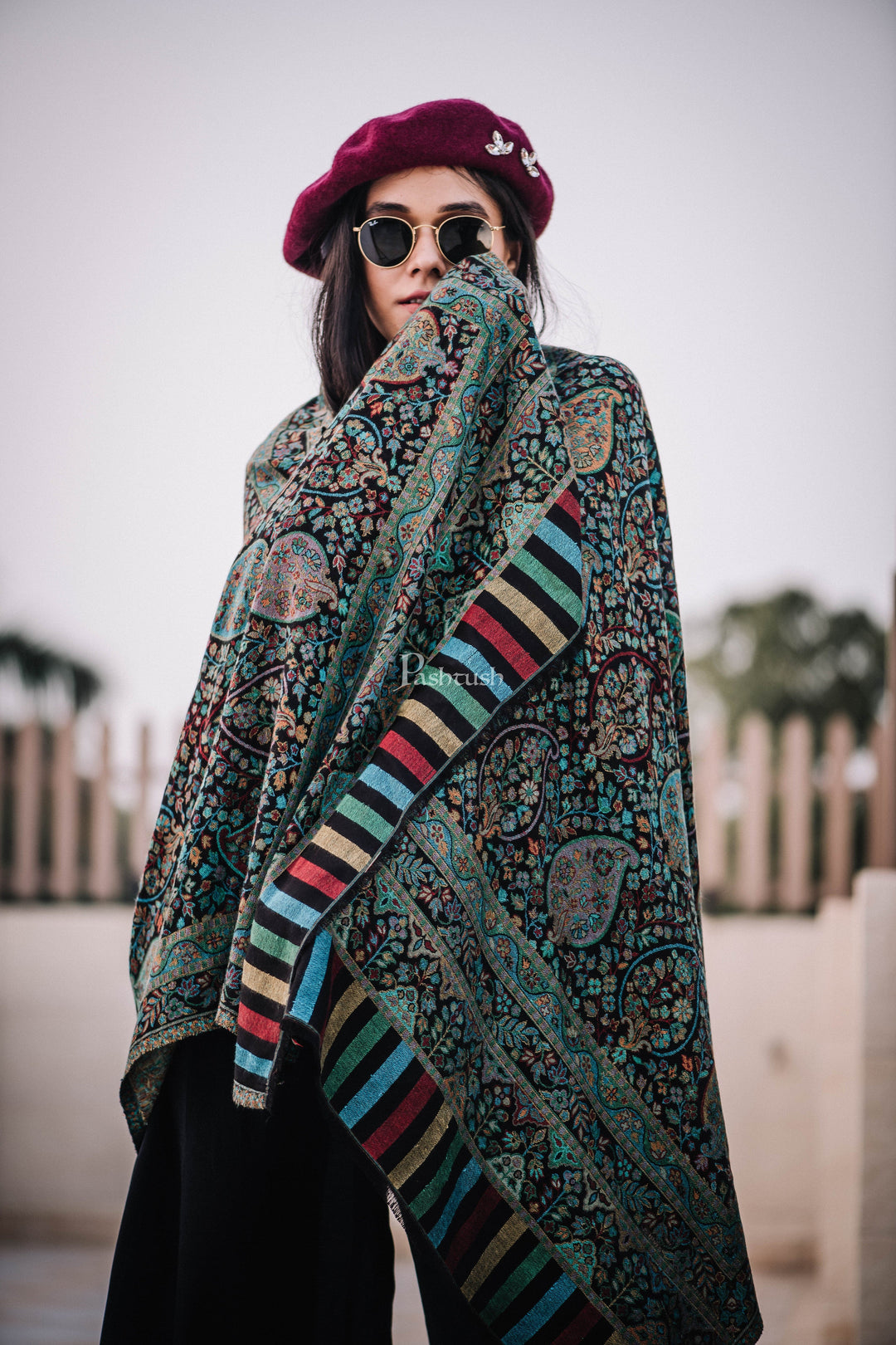 Pashtush India Womens Stoles and Scarves Scarf Pashtush Women&