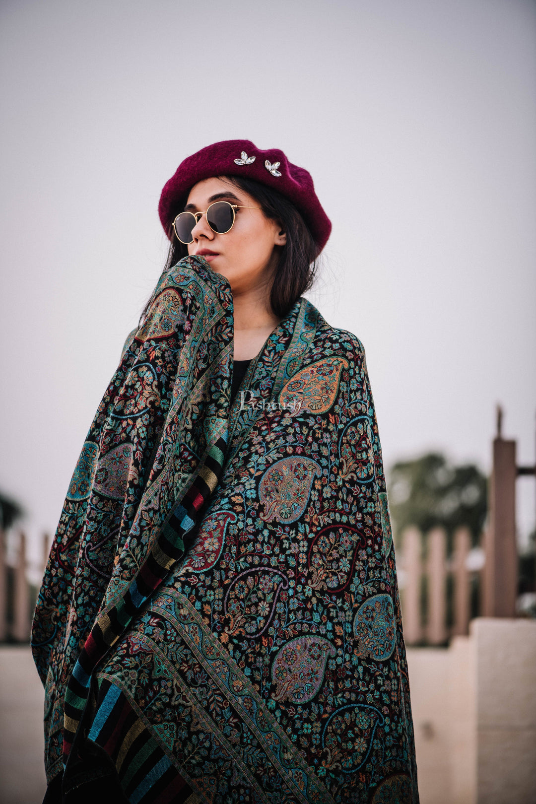 Pashtush India Womens Stoles and Scarves Scarf Pashtush Women&