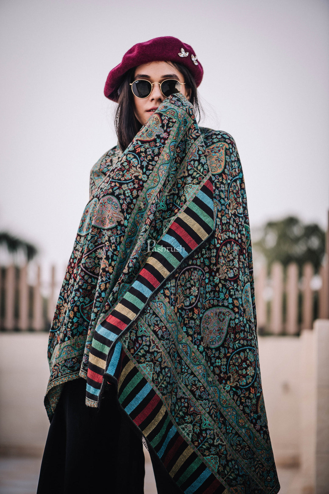 Pashtush India Womens Stoles and Scarves Scarf Pashtush Women&