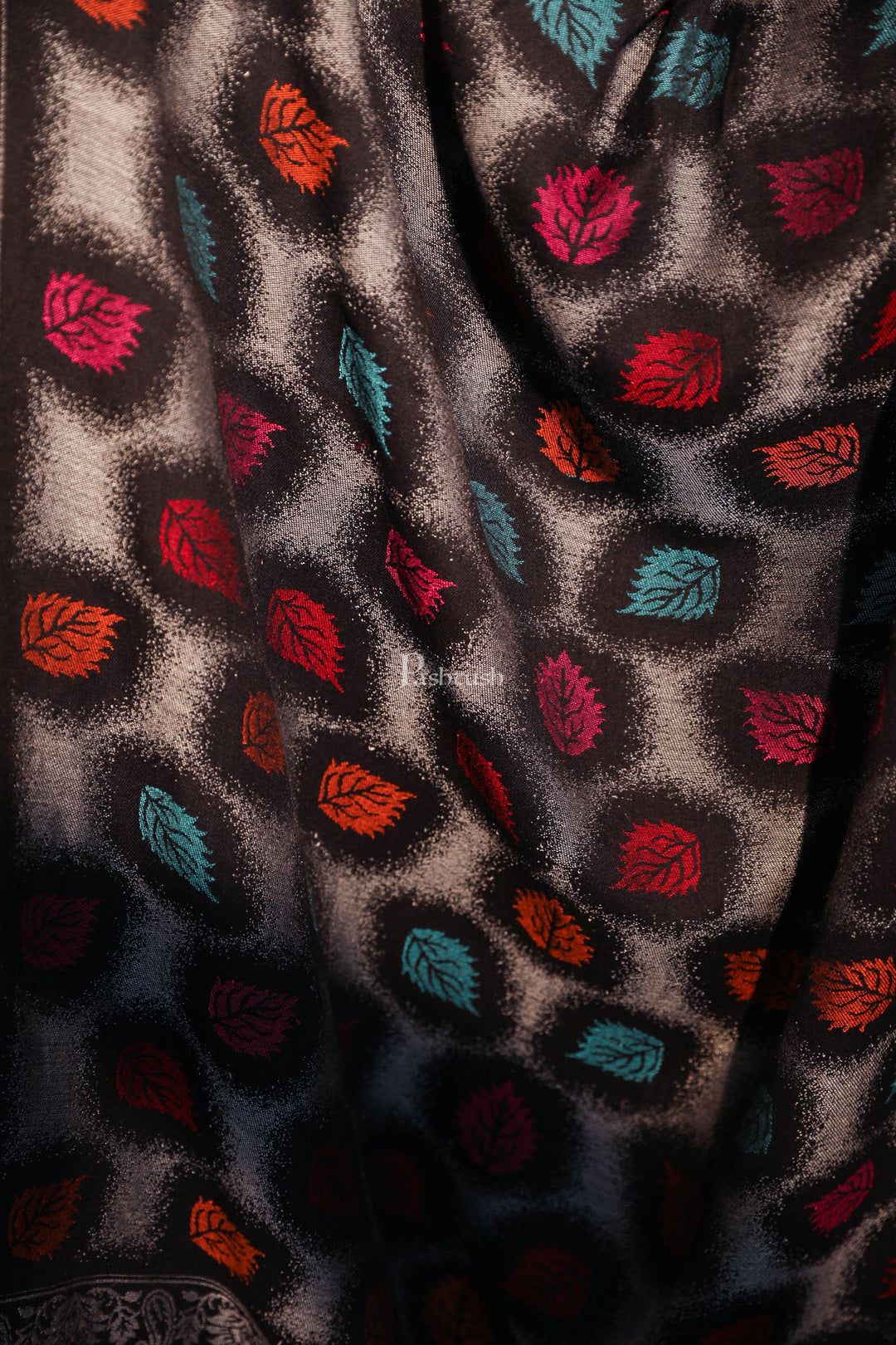 Pashtush India Womens Stoles and Scarves Scarf Pashtush Women's Antique Scarf, Extra Soft Bamboo Stole