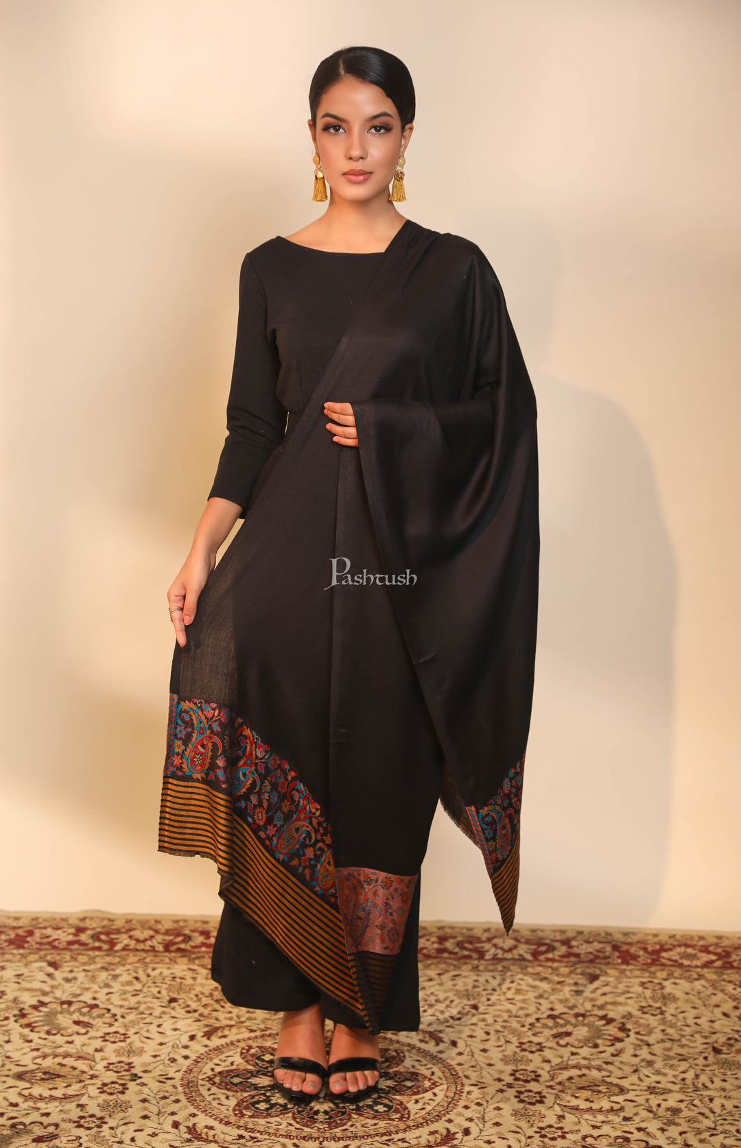 Pashtush India Womens Stoles and Scarves Scarf Pashtush Women&