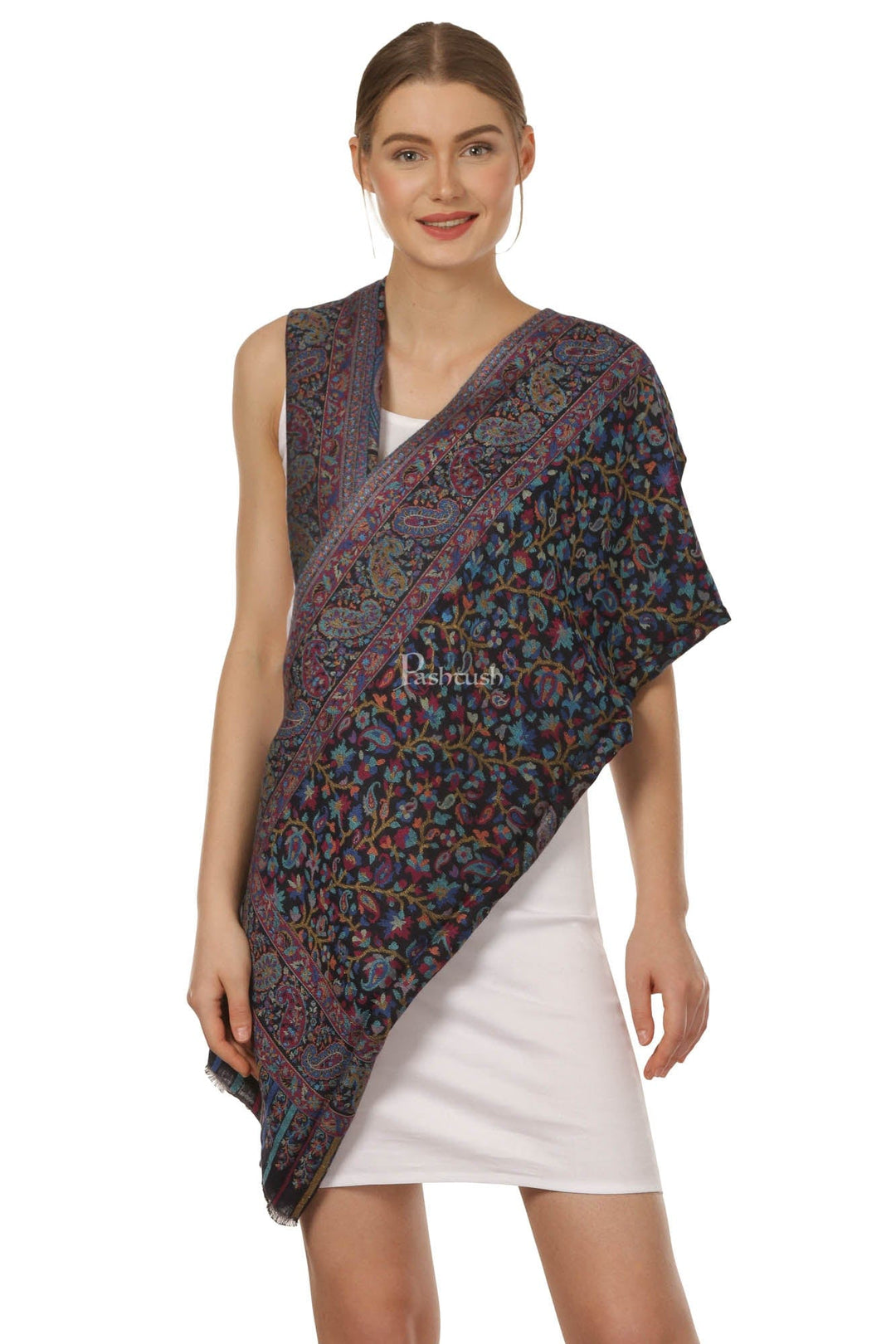 Pashtush India Womens Stoles and Scarves Scarf Pashtush Women&