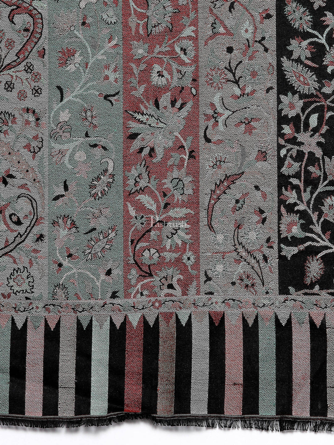 Pashtush India Womens Stoles and Scarves Scarf Pashtush Women'S Ethnic Design, Soft Bamboo Scarf, Casual Stoles, Wraps