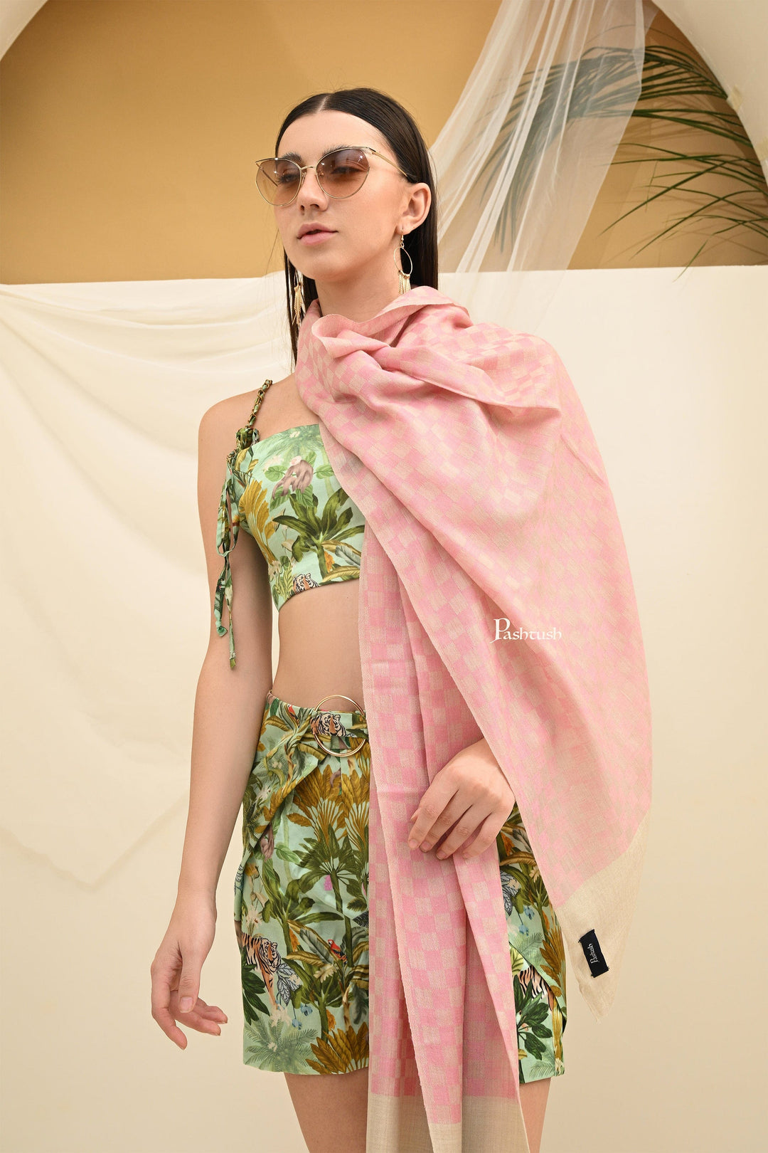 Pashtush India Womens Stoles and Scarves Scarf Pashtush Women&